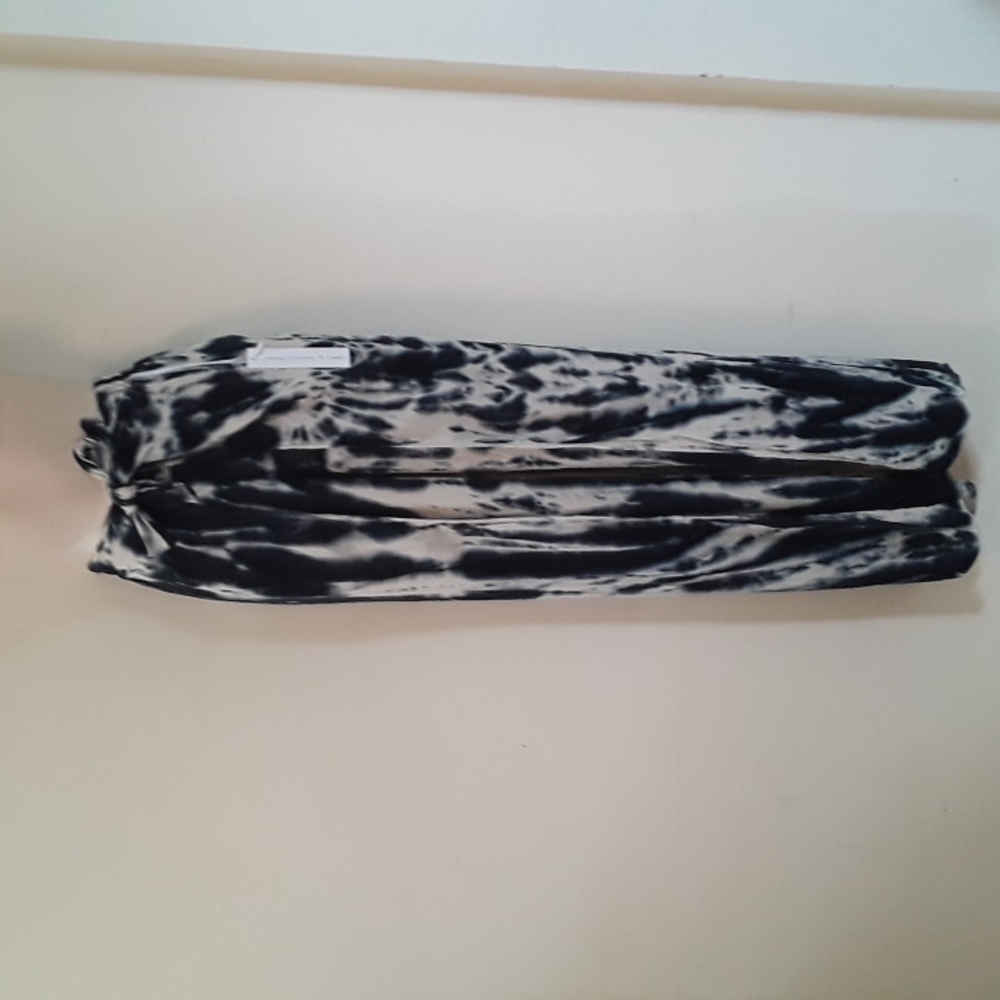 Young Fabulous & Broke Tie Front Tie Dye Split Wide Leg Pants M